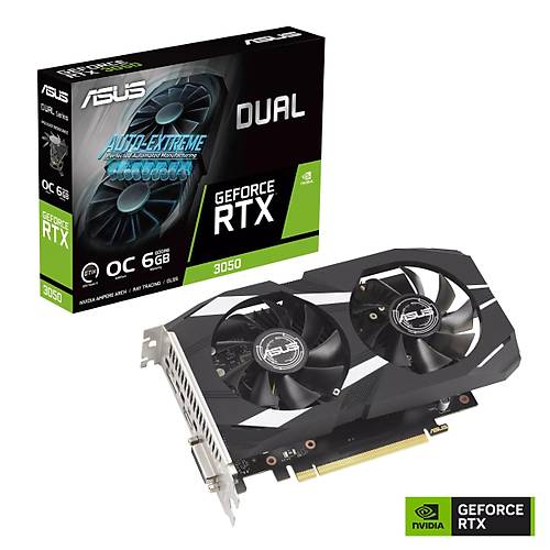 ASUS DUAL-RTX3050-O6G GDDR6 DVI HDMI DP 96BT