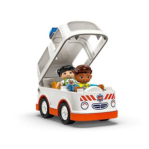 10447 Lego Duplo Ambulans ve S�r�c� 19 par�a +2 ya�