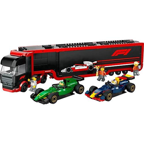 60445 Lego City F1 Tr ve RB20 ve AMR24 1086 para +8 ya