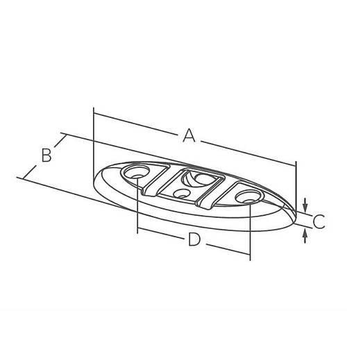 Paslanmaz elik Ko Boynuzu 202x73mm