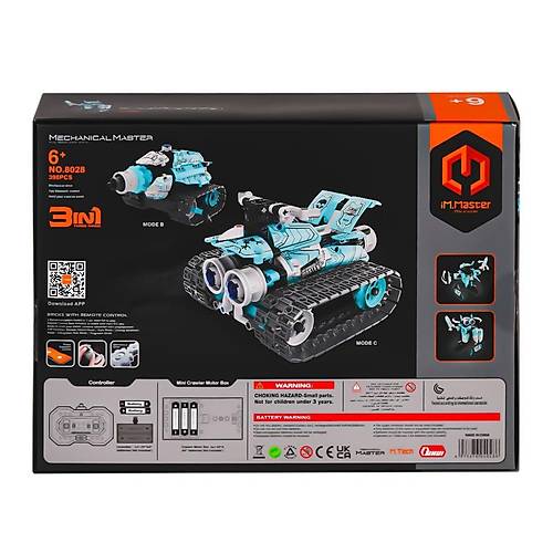 8028 IMM Mekanik Master Kumandal� Robot Araba Bloklar� 3IN1  398 Par�a