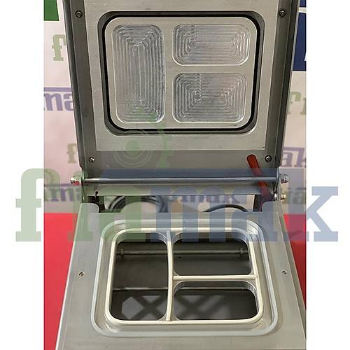 Fiapack Catering Paketleme Makinesi | 3 Blmeli Yemek Tabak Kapatma