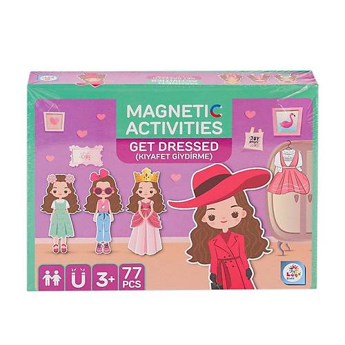 LC7982 Manyetik Aktivite K�z K�yafet Giydirme -La�okids