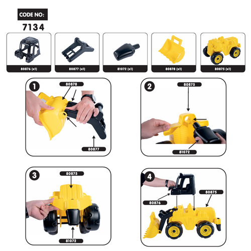 7134 Dev Dozer -Dolu Oyuncak