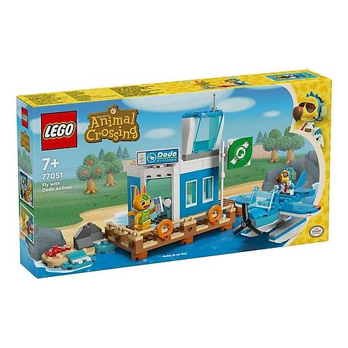 77051 Lego Animal Crossing Dodo Airlines ile U�un 292 par�a +7 ya�