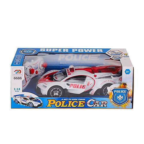 6688-91A  Kumandal� I��kl� Polis Araba -Karsan Oyuncak