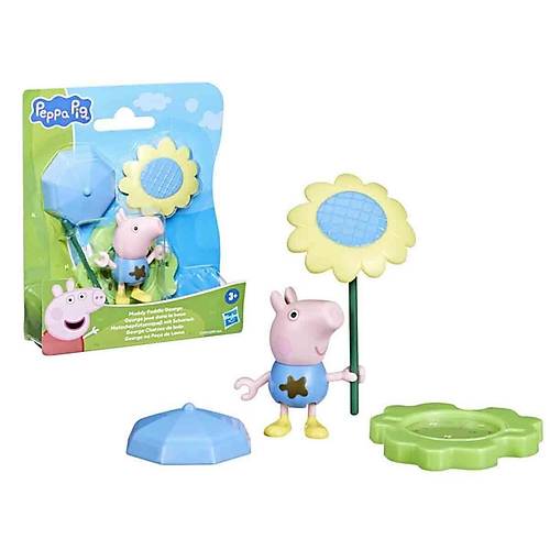 G0495 Peppa Pig Muddy Puddle Arkadalar Tekli Figr +3 ya