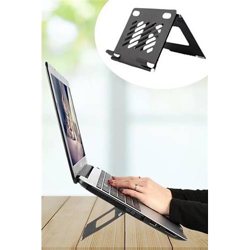 Buffer  Ayarlanabilir Metal Dizst Destek Taban Katlanabilir Tanabilir Laptop Sehpas Stand