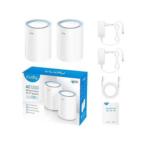 CUDY AC1200 WiFi x2 Mesh Solution