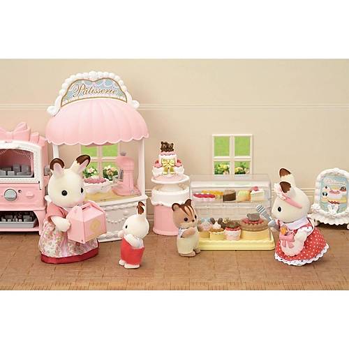 5807 Sylvanian Families Kasaba Pasta D�kkan� Oyun Seti +3 ya�