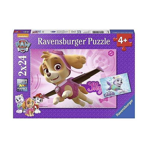 91522 Paw Patrol Skye ve Everest 2x24 par�a Ravensburger Puzzle