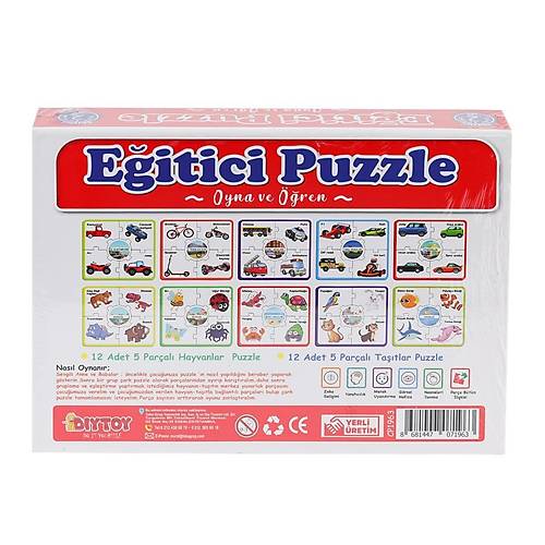 7196 �ARK PUZZLE HAYVANLAR