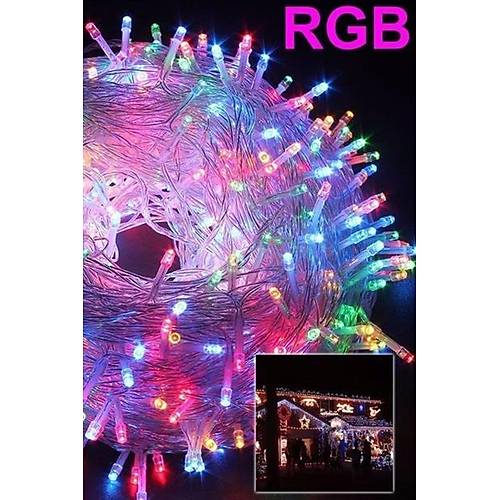 BUFFER 10 Metre 100 Ledli 8 Fonksiyonlu Kark Renkli RGB Led Lamba