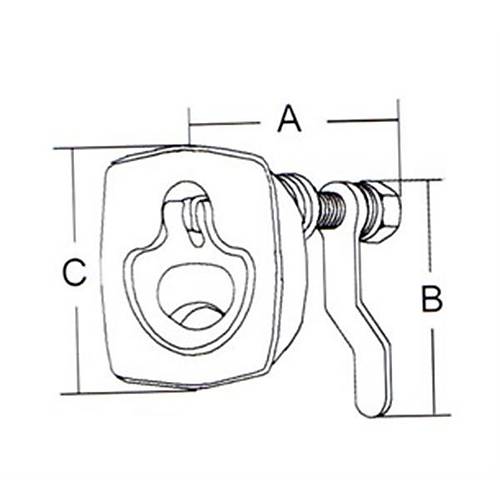 Gmme kulp, kilitli 62mm