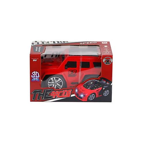 RE210-10A-6A Pilli 3D I��kl� M�zikli Jeep -Prestij Oyuncak