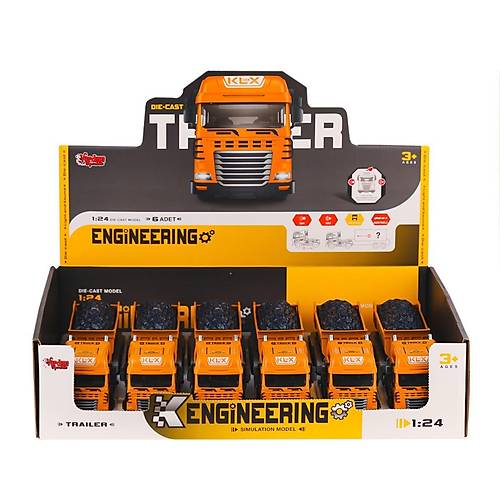 KLX800-246 I��kl� M�zikli Dorseli T�r 1:24 -Vardem Oyuncak