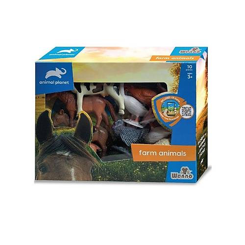 SH-D5804 Vardem Kutulu 10 Para iftlik Hayvanlar Seti