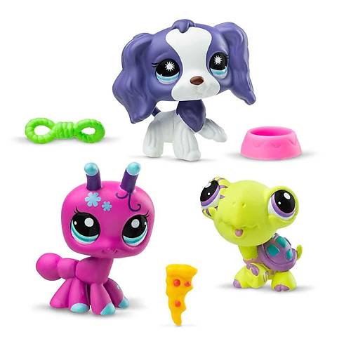 6469 SUN-Littlest Pet Shop Miniler 3l Figr Set
