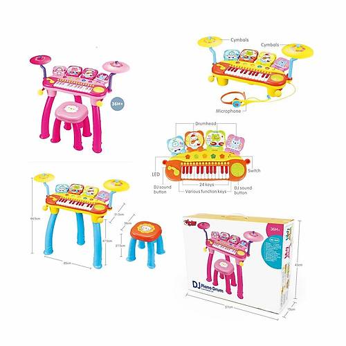 BAO-1601 24 Tu�lu DJ Piano Davul Mp3 -Vardem