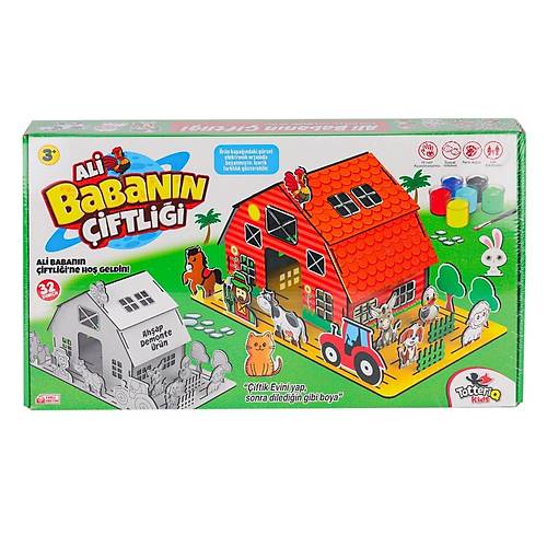 8202 Ali Babann iftlii 3D Puzzle ve Boyama -Totteriq