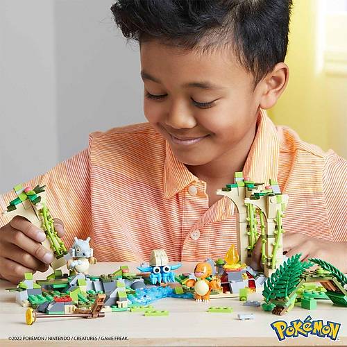 HDL86 MEGA Pokmon Jungle Ruins - Adventure Builder Antik Kent Seti 464 para +7 ya