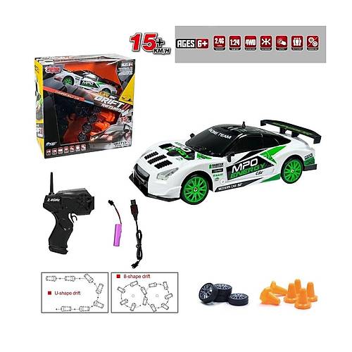 HB-SC24A07-09-10-11 Kumandal� Full Fonksiyon 2.4G �arjl� 1:24 Drift Araba -Vardem