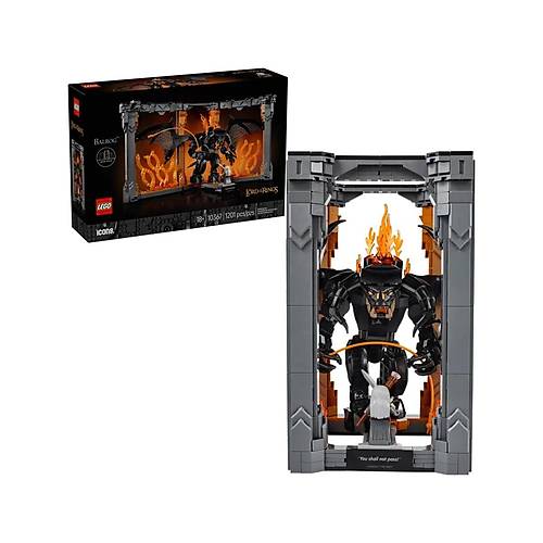 10367 Lego icons - Y�z�klerin Efendisi: Balrog� Kitapl�k Dekoru 1201 par�a +18 ya�