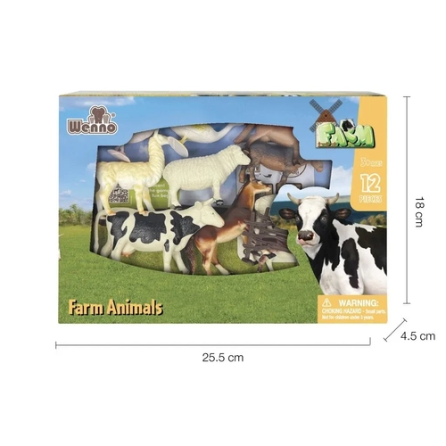 5901-5903-5904 Kutulu 12 par�a Hayvan Seti