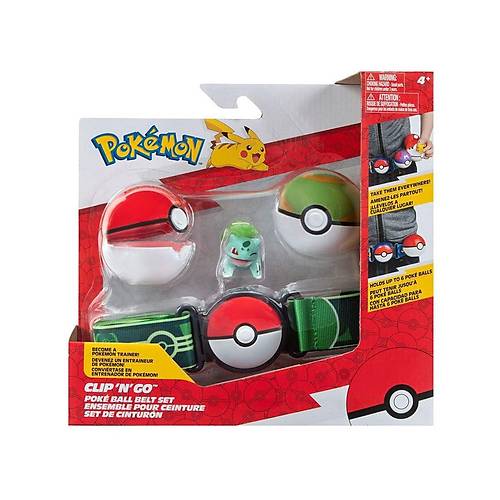 POK 95283-Q Pokemon Clip 'n' Go Pokeball Kemer ve Fig�r Seti