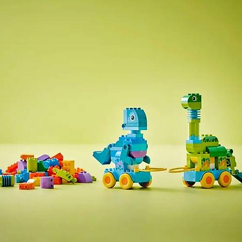 10451 Lego Duplo 3'�1 Arada Tekerlekli Dinozorlar 103 par�a +3 ya�