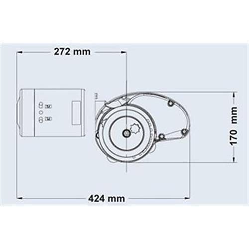 Maxwell RC-10 1000W 12V 8mm Tambursuz Dik Irgat