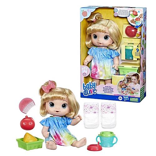 F7356 Baby Alive Bebeim ile Elenceli Yudumlar Sarn +3 ya