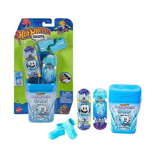 HTP10 Hot Wheels Skate �kili Parmak Kaykay Kutusu (Aromal� Sak�z Kutusu Temal�)