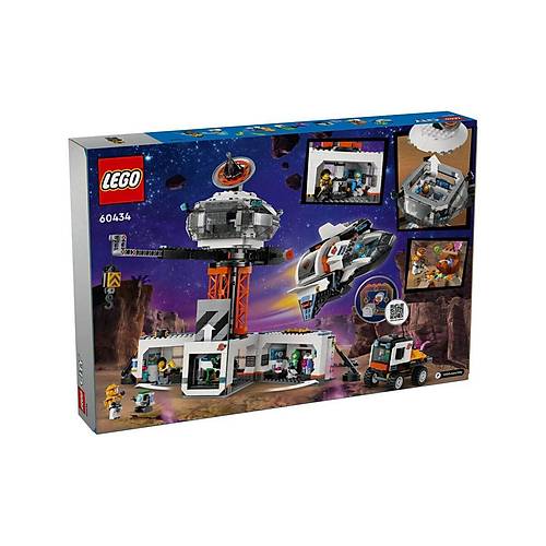 60434 Lego City Uzay ss ve Roket Frlatma Rampas 1422 para +8 ya