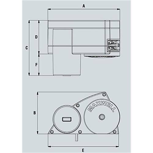 Maxwell HRC10-10 1200W 12V 10mm Tambursuz Yatk Irgat