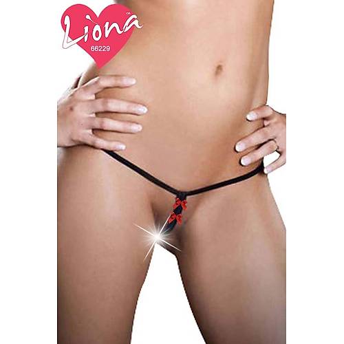 Liona Seksi Siyah G-String