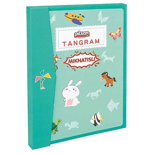 03 569 Ah�ap Manyetik Tangram -Pilsan Oyuncak