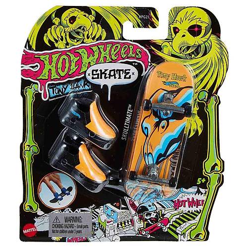 HPG21 Hot Wheels Skate Neon Temal� Parmak Kaykay ve Ayakkab� Paketleri