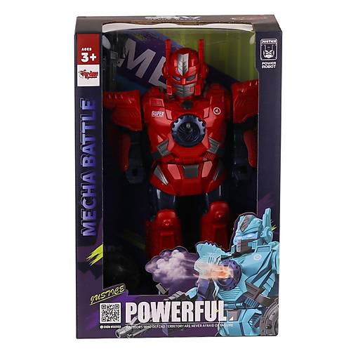 DF-6052 I��kl� ve M�zikli Buhar atan Robot -Vardem Oyuncak