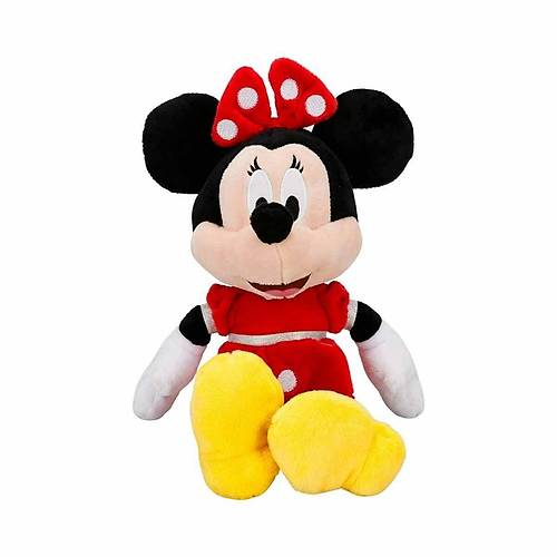 3415 Minnie K�rm�z� Elbiseli Pelu� 30 cm - sunman