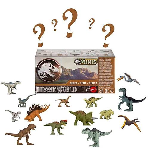 GWP38 Jurassic World S�rpriz Paketli Mini Dinozor Fig�rleri