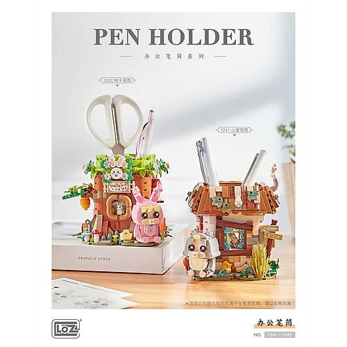 LZ1241 LOZ Kalemlik Blok Seti 692 Par�a -Vagonlife