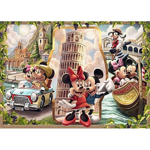120004981 Mickey ve Minnie Tatilde 1000 par�a Ravensburger Puzzle