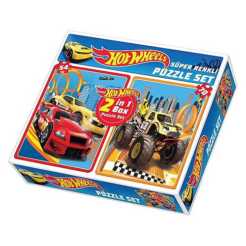 1535 HOT WHEELS  2�N1 PUZZLE