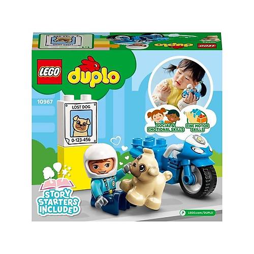 10967 Lego Duplo - Polis Motosikleti 5 para +2 ya