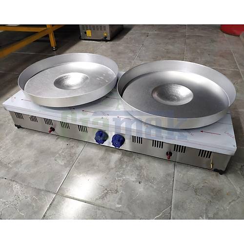 Paslanmaz iftli Elektrikli Tantuni Oca 60x120 cm | Endstriyel Et ve Tavuk Tantuni Hazrl