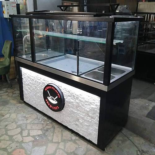 Pilav Ayran ve orba Tezgah n Ta Dekorlu