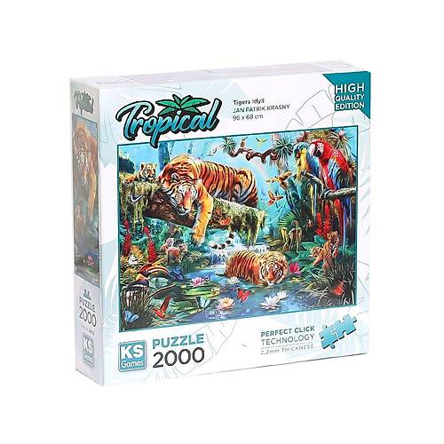 22512 Tiger Idyll 2000 Para Puzzle -KS Puzzle