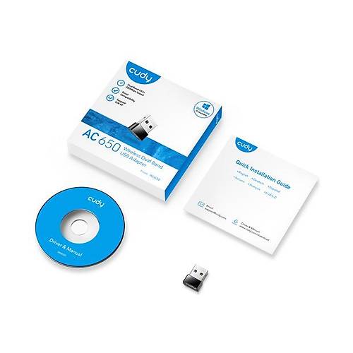 CUDY AC650 WiFi Mini USB Adapt�r