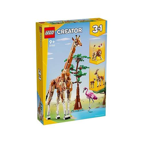 31150 Lego Creator 31 arada Vahi Safari Hayvanlar 780 para +9 ya